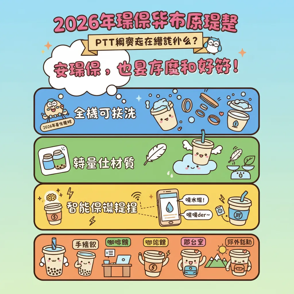 一、2026年環保杯市場趨勢：PTT網友都在關注什麼？