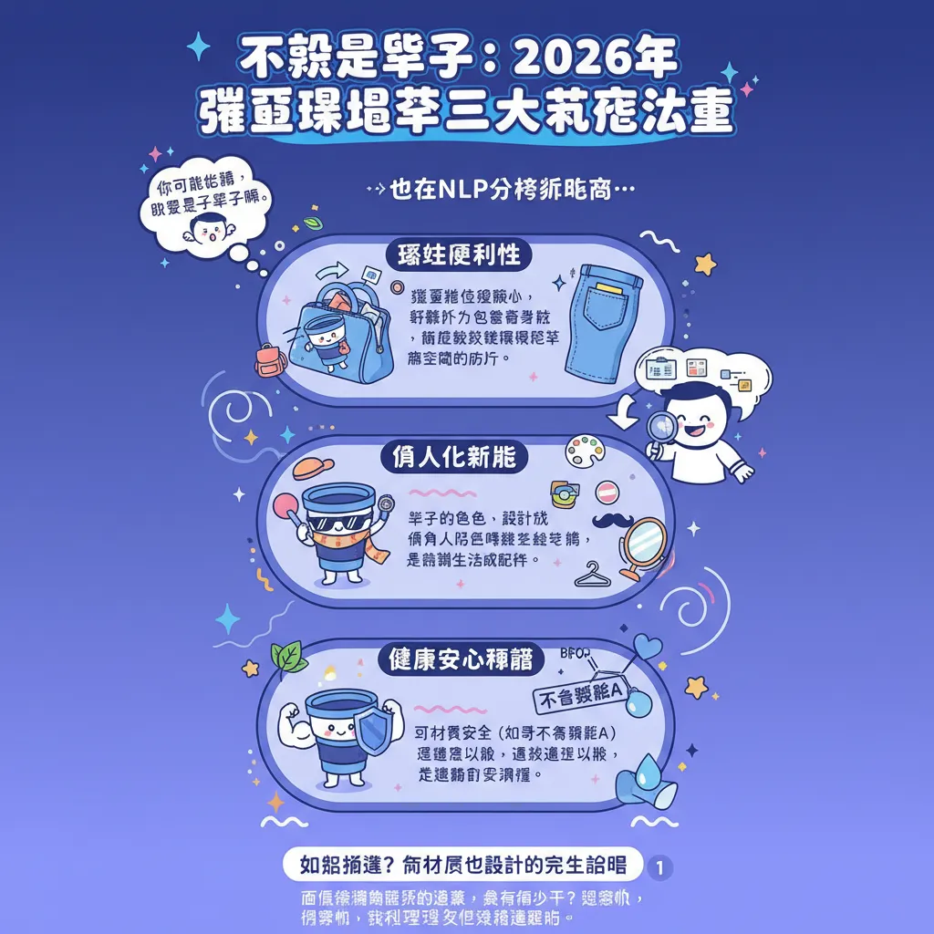 不只是杯子：2026年摺疊環保杯的三大核心價值
