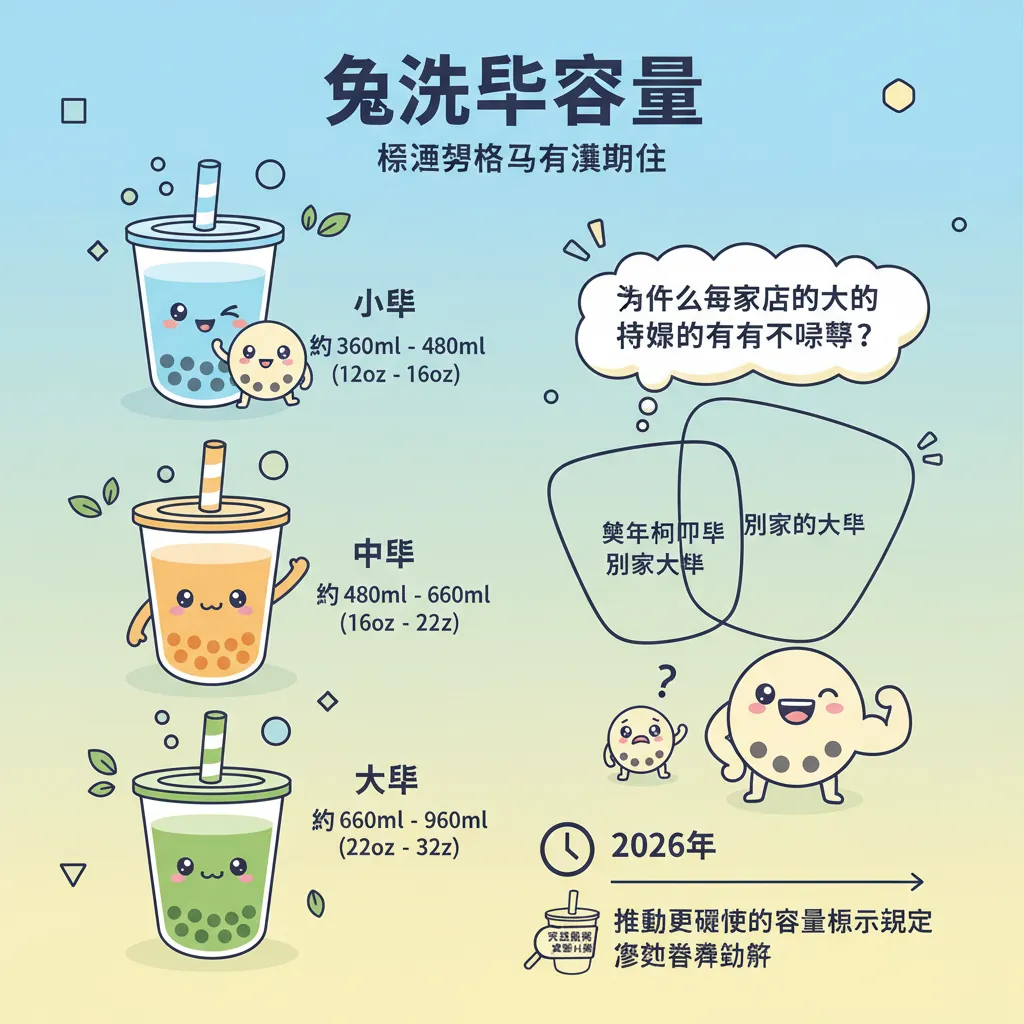 免洗杯容量的標準規格與常見單位