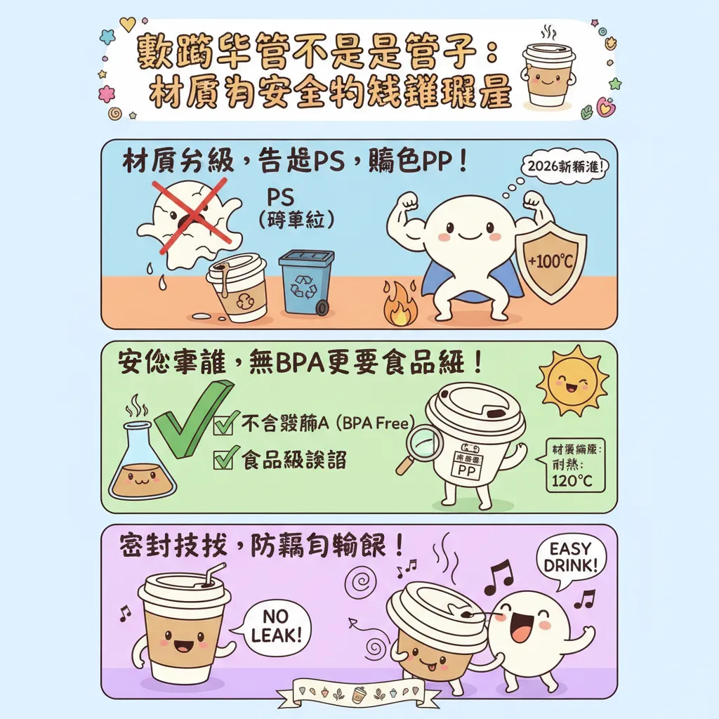 塑膠杯蓋不只是蓋子：材質與安全性的關鍵進展