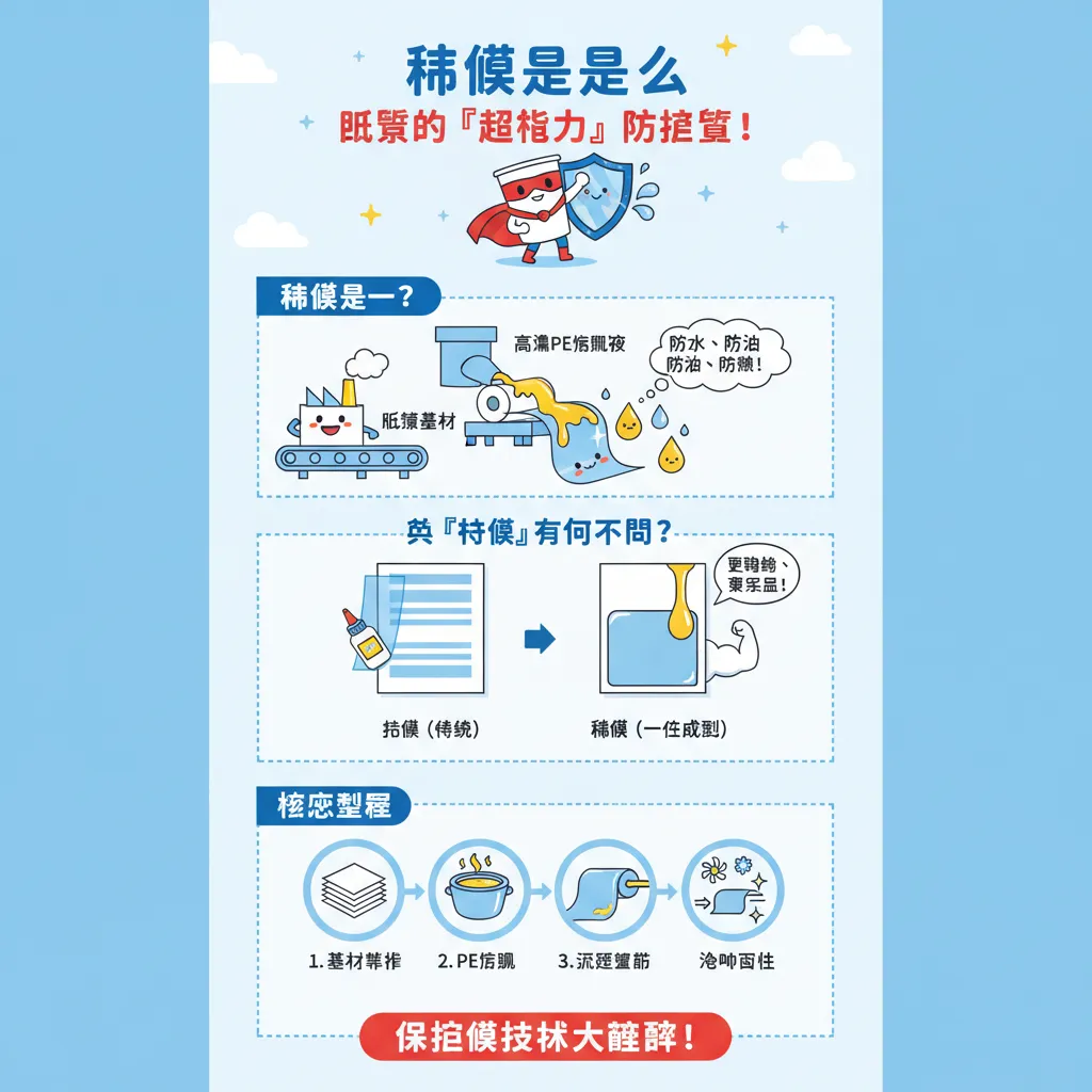 淋膜的基本定義：說穿了就是一層「保護膜」