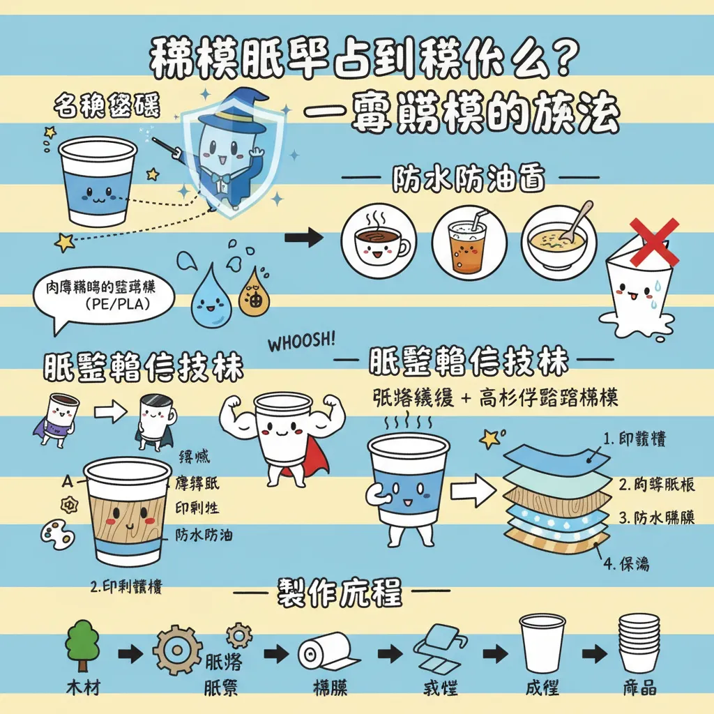 淋膜紙杯到底是什麼？一層薄膜的魔法