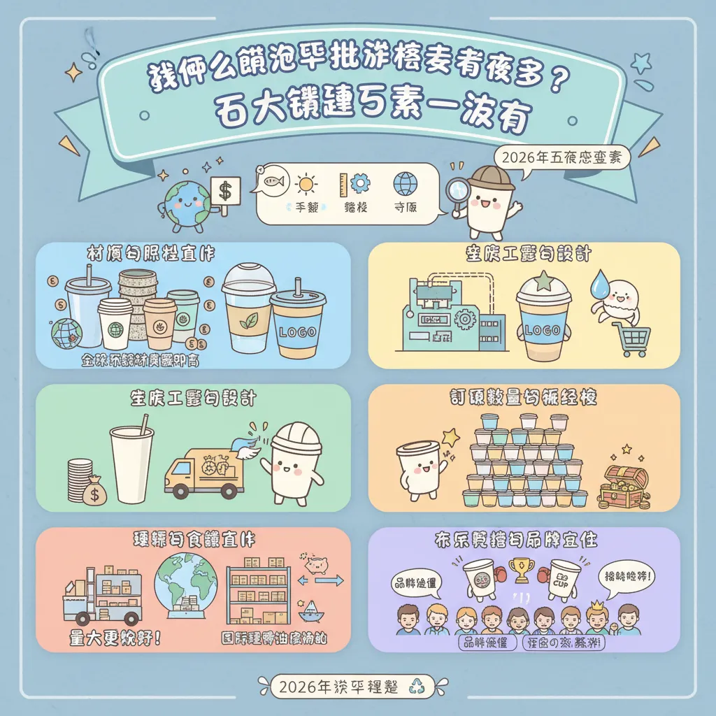 為什麼飲料杯批發價格差這麼多？五大關鍵因素一次看