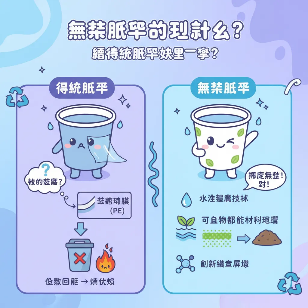 無塑紙杯到底是什麼？跟傳統紙杯哪裡不一樣？