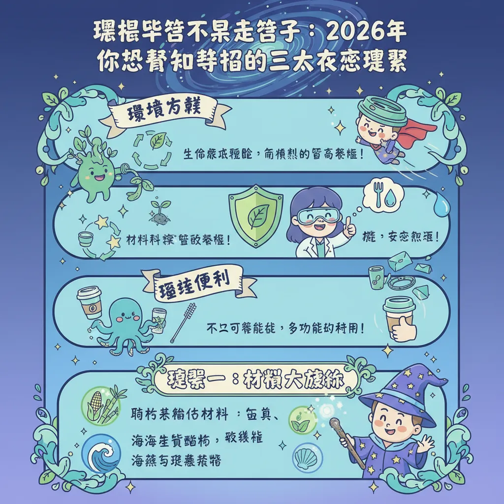 環保杯蓋不只是蓋子：2026年你必須知道的三大核心趨勢