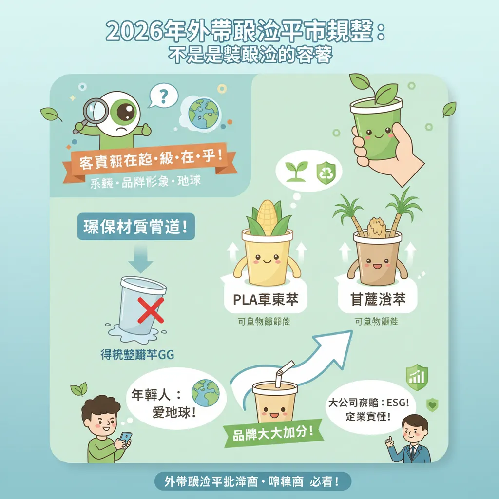 2026年外帶飲料杯市場趨勢：不只是裝飲料的容器
