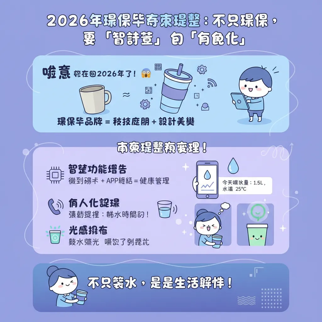 2026年環保杯市場趨勢：不只環保，更要「智慧」與「個人化」